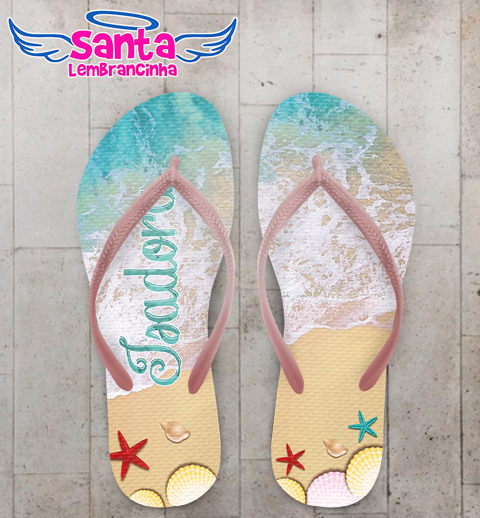 Chinelo casamento folhas lineart personalizado cod 12545 (cópia)