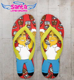 Chinelo caricatura personagem cartoon personalizado cod 12669 (cópia)