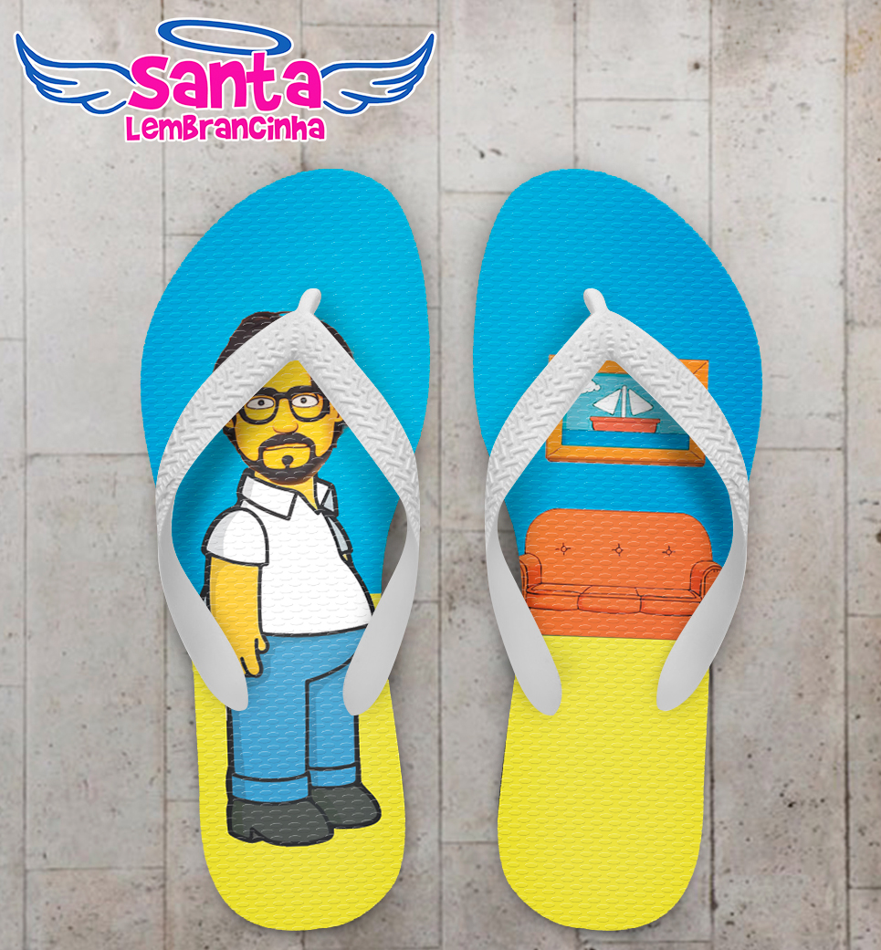 Chinelo caricatura personagem cartoon personalizado cod 12676 (cópia)