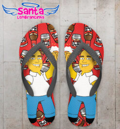 Chinelo caricatura personagem cartoon personalizado cod 12669 (cópia)
