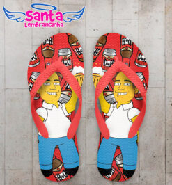 Chinelo caricatura personagem cartoon personalizado cod 12669 (cópia)