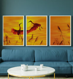 Quadros personalizados - kit 2 telas retangulares