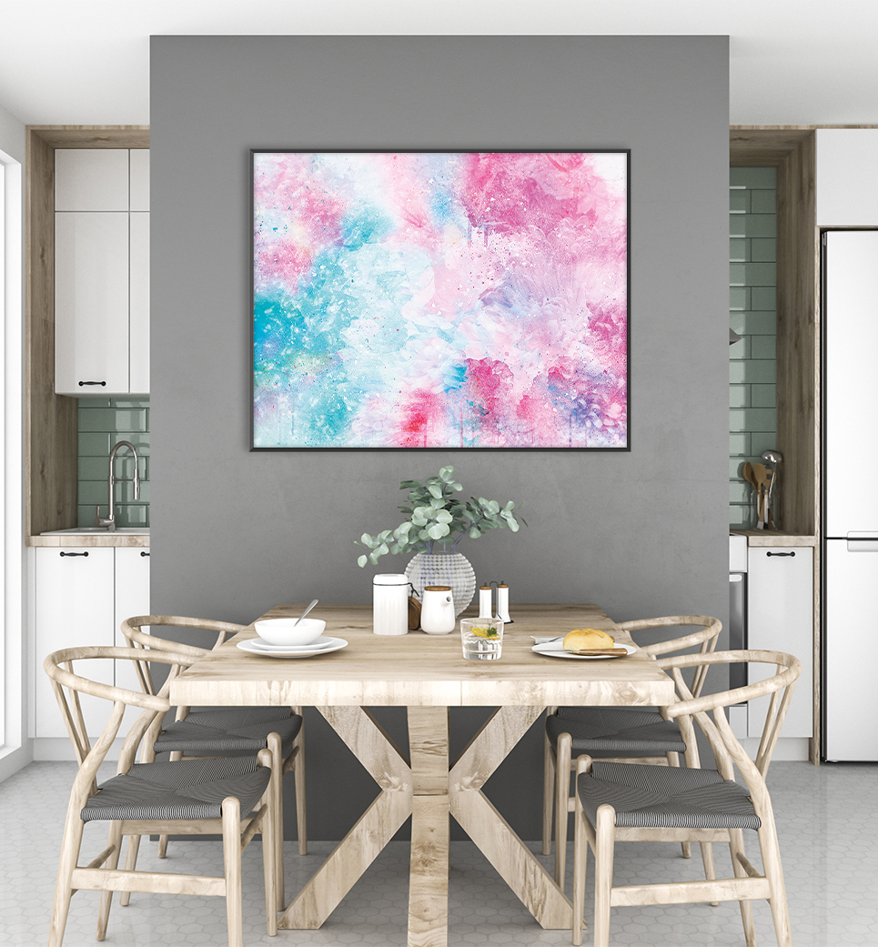 Quadro decorativo abstrato retangular cod r001