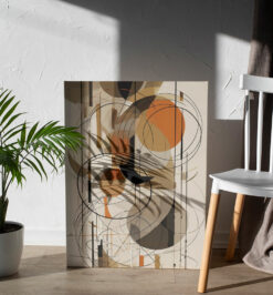 Quadro decorativo abstrato retangular cod r019 (cópia)