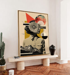 Quadro decorativo abstrato gato retangular cod r022 (cópia)