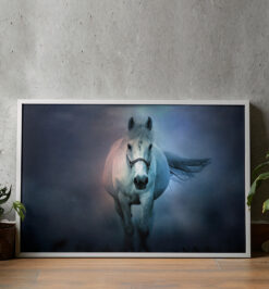 Quadro decorativo animais cavalo retangular cod r030