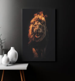 Quadro decorativo animais leão retangular cod r049 (cópia)