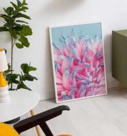 Quadro decorativo floral retangular cod r332