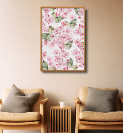 Quadro decorativo floral retangular cod r338 (cópia)