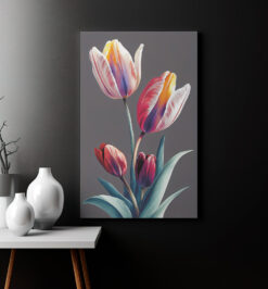 Quadro decorativo floral retangular cod r344 (cópia)