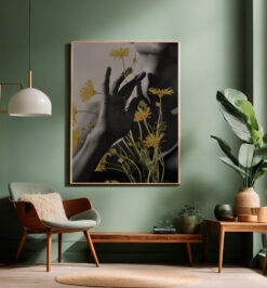 Quadro decorativo floral retangular cod r346 (cópia)