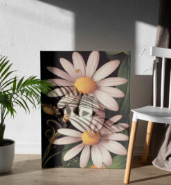 Quadro decorativo floral retangular cod r348 (cópia)