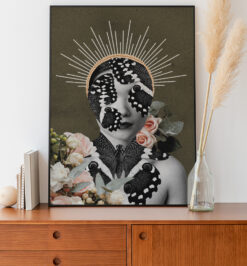 Quadro decorativo abstrato cidade retangular cod r006 (cópia)