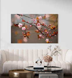 Quadro decorativo Árvore florida retangular cod r423