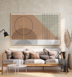 Quadro decorativo abstrato retangular cod p003 (cópia)