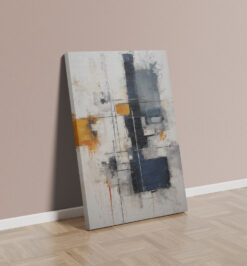 Quadro Decorativo Abstrato Retangular COD P001