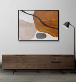 Quadro decorativo abstrato retangular cod p005 (cópia)