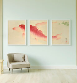 Quadros decorativo (nome da estampa) - kit 3 telas retangulares cod (cópia)