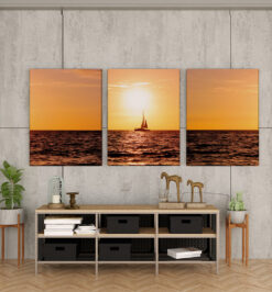 Quadros decorativo (nome da estampa) - kit 3 telas retangulares cod (cópia)