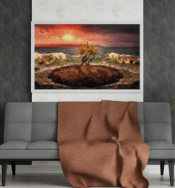 Quadro decorativo Árvore florida retangular cod r426 (cópia)