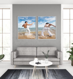 Quadros decorativo (nome da estampa) - kit 2 telas retangulares - cod (cópia)