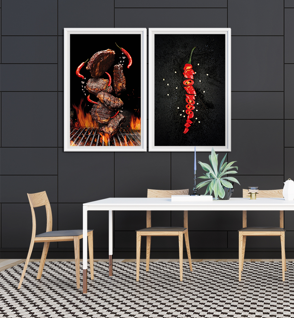 Quadros decorativo (nome da estampa) - kit 2 telas retangulares - cod (cópia)