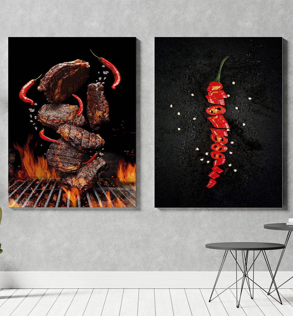 Quadros decorativo (nome da estampa) - kit 2 telas retangulares - cod (cópia)