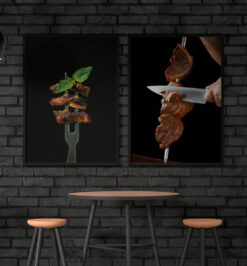 Quadros decorativo (nome da estampa) - kit 2 telas retangulares - cod (cópia)