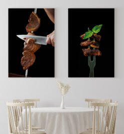Quadros decorativo (nome da estampa) - kit 2 telas retangulares - cod (cópia)