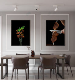 Quadros decorativo (nome da estampa) - kit 2 telas retangulares - cod (cópia)