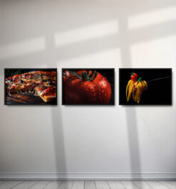 Quadros decorativo (nome da estampa) - kit 3 telas retangulares cod (cópia)