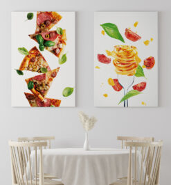 Quadros decorativo (nome da estampa) - kit 2 telas retangulares - cod (cópia)