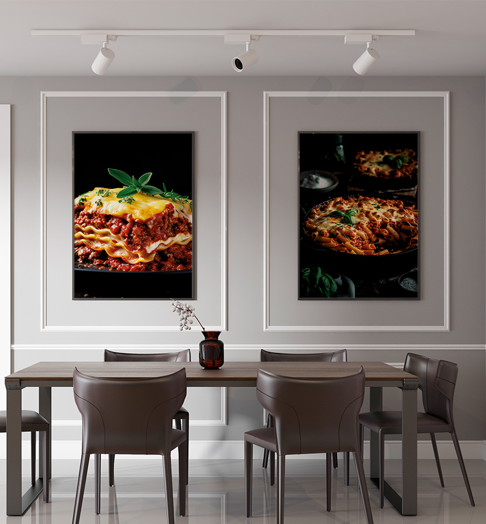 Quadros decorativo (nome da estampa) - kit 2 telas retangulares - cod (cópia)