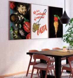 Quadros decorativo (nome da estampa) - kit 3 telas retangulares cod (cópia)