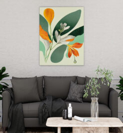 Quadro decorativo flor de líriocod r498
