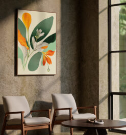 Quadro decorativo flor de líriocod r498