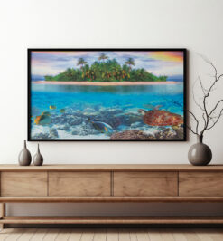 Quadro decorativo por do sol retangular cod r409 (cópia)