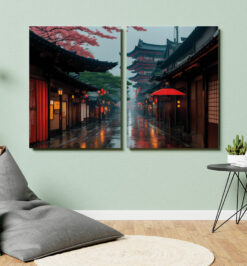 Quadros decorativo (nome da estampa) - kit 2 telas retangulares - cod (cópia)