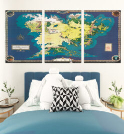 Quadros decorativo (nome da estampa) - kit 3 telas retangulares cod (cópia)