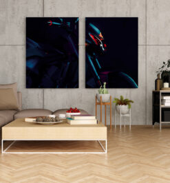 Quadros decorativo (nome da estampa) - kit 2 telas retangulares - cod (cópia)