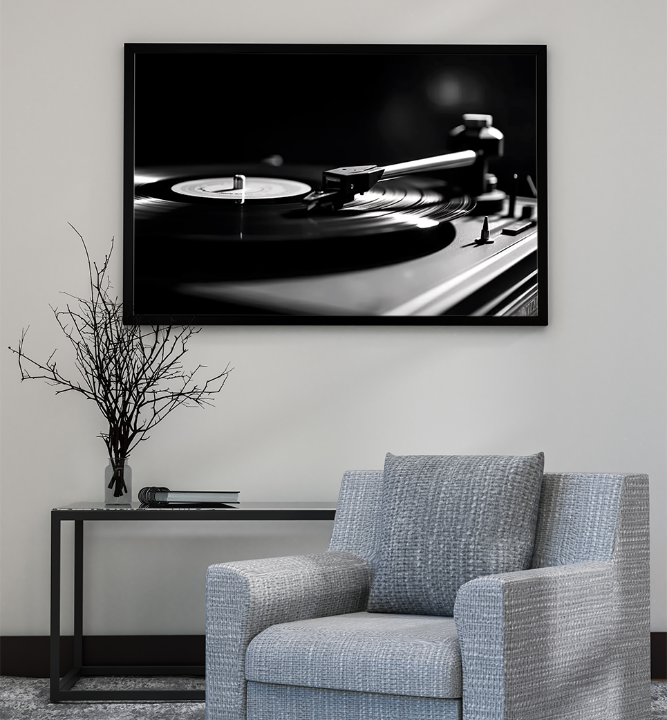 Quadro Decorativo Música Retangular COD R390