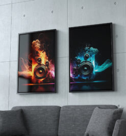 Quadros decorativo (nome da estampa) - kit 2 telas retangulares - cod (cópia)