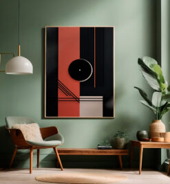Quadro decorativo música retangular cod r405