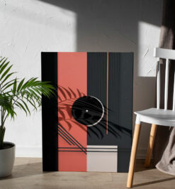 Quadro decorativo música retangular cod r405