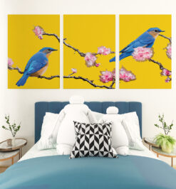 Quadros decorativo folhas - kit 3 telas retangulares cod r439 (cópia)