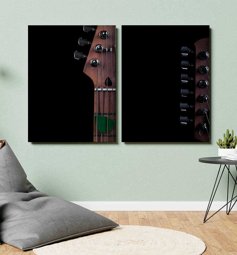 Quadros decorativo (nome da estampa) - kit 2 telas retangulares - cod (cópia)
