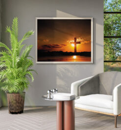 Quadro decorativo religioso pão e vinho cod p254 (cópia)