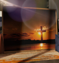 Quadro decorativo religioso pão e vinho cod p254 (cópia)