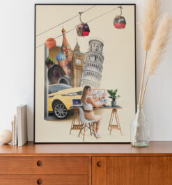 Quadro decorativo mulher cod p311
