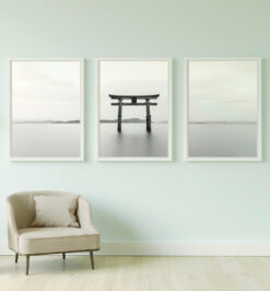 Quadros decorativo zen abstrato - kit 3 telas retangulares cod r737 (cópia)